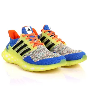 AD Boost Multi-Coloured  Drift Men's Running Sneakers With Lemon Sole