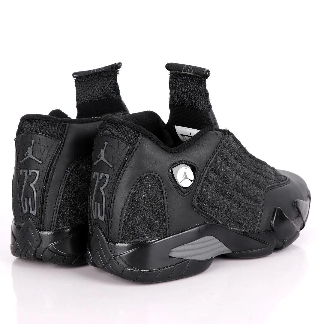 Air Jordan 14 Retro All Black Bumblebee Bourdon Sneakers