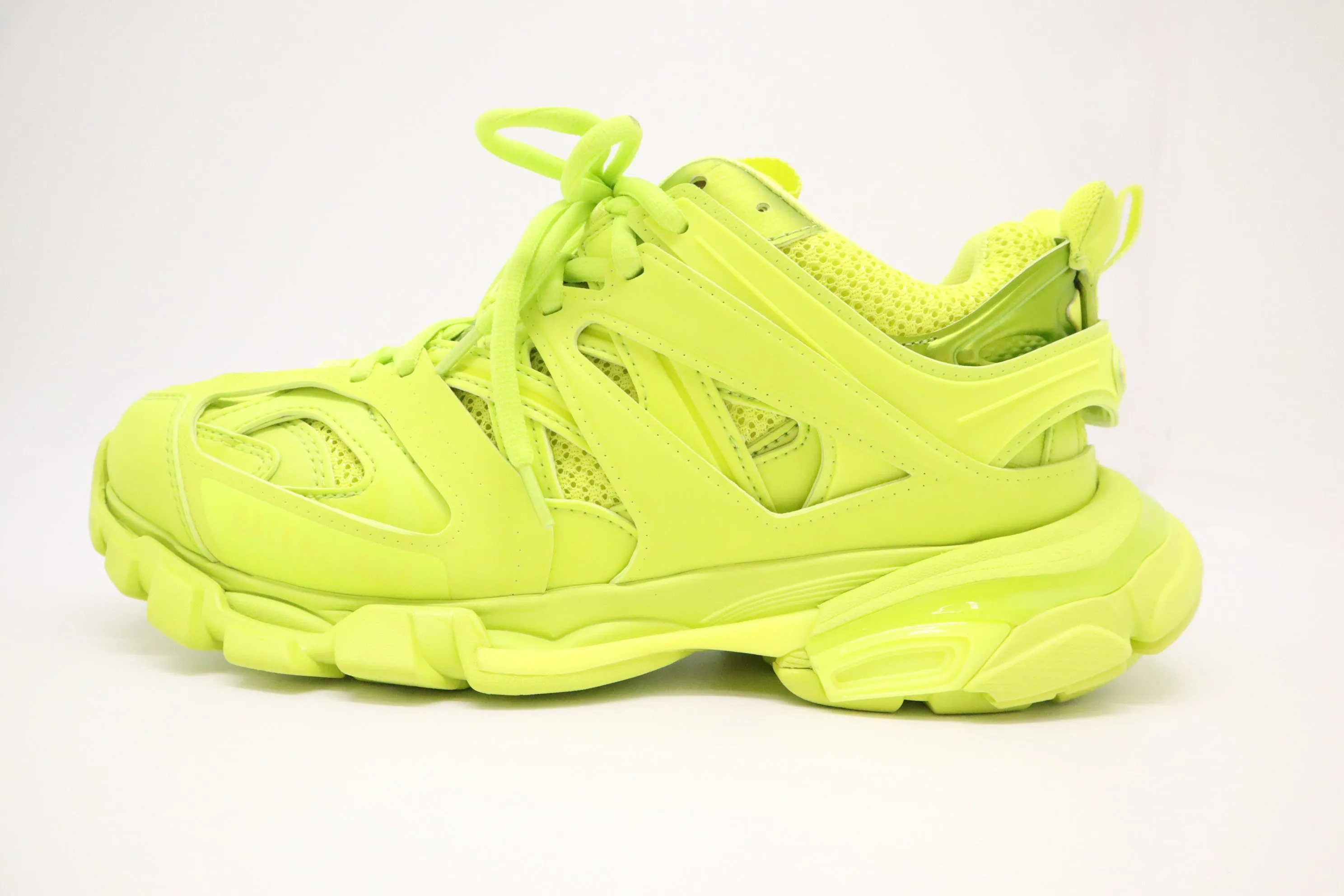 Balenciaga Track Sneakers in Fluo Yellow