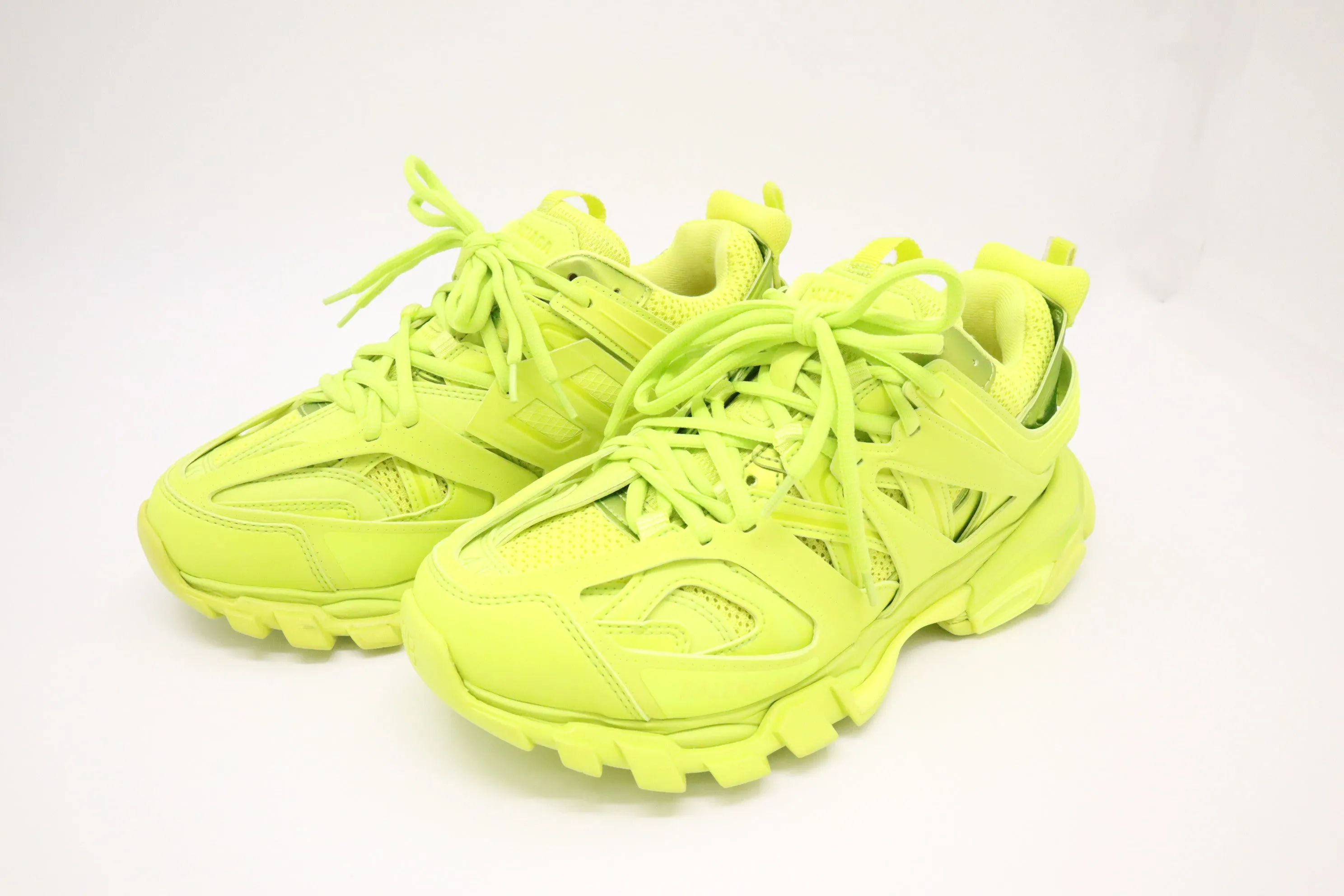 Balenciaga Track Sneakers in Fluo Yellow