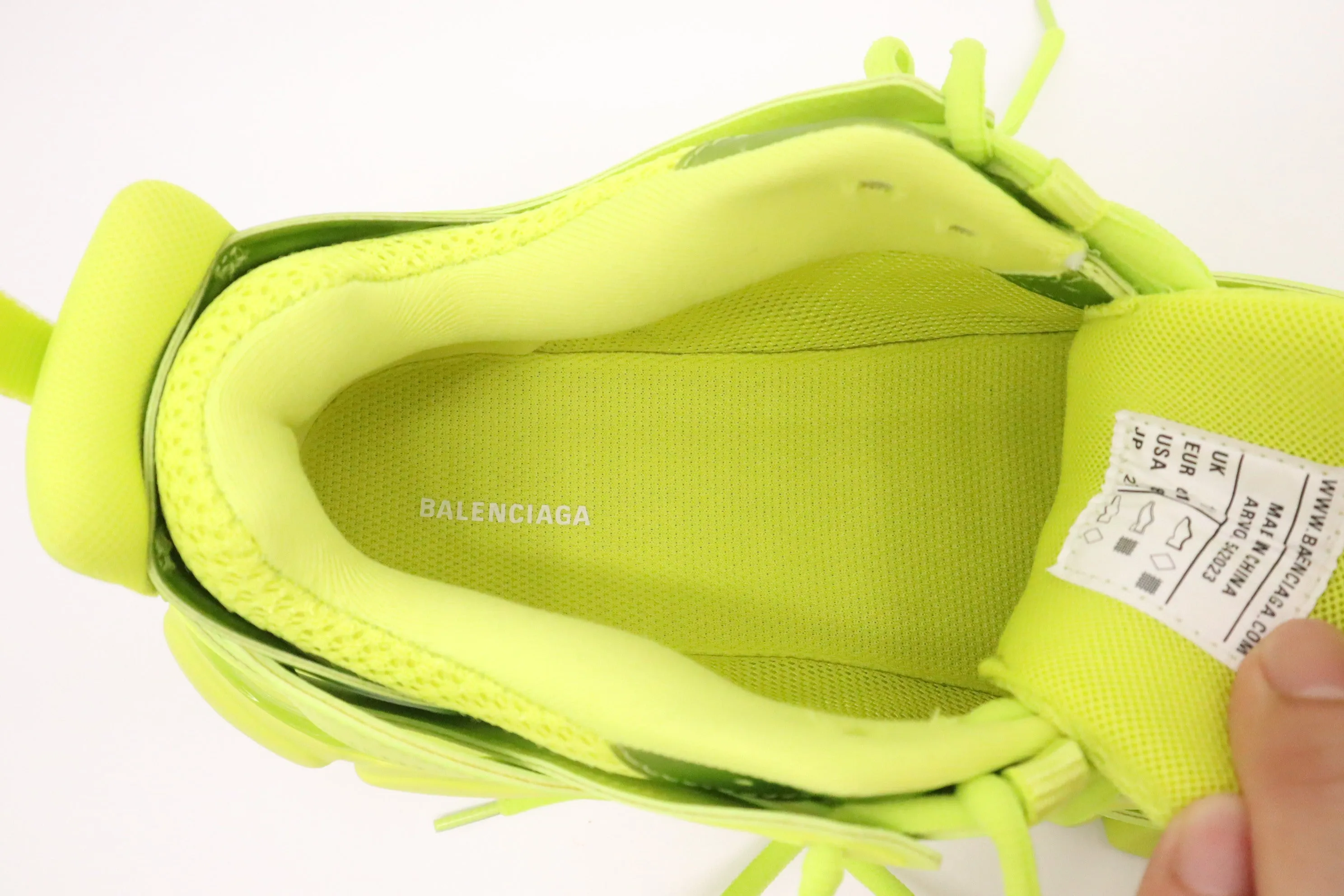 Balenciaga Track Sneakers in Fluo Yellow