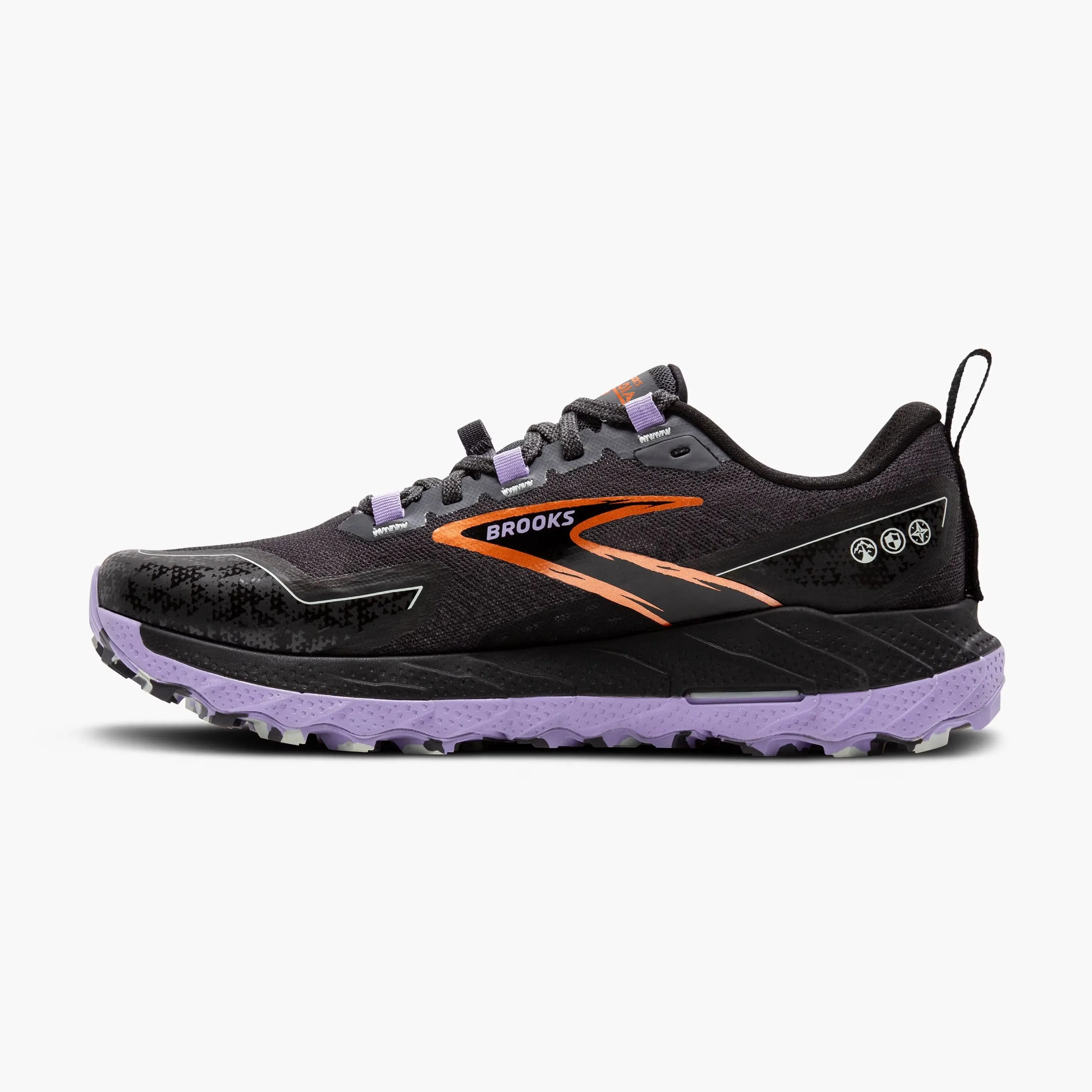 Brooks Cascadia 18 Wide | Ebony / Lavender / Copper | Womens