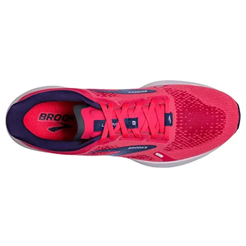 Brooks Women’s Launch 9 Neutral Running Shoe - Pink/Fuchsia/Cobalt - 8