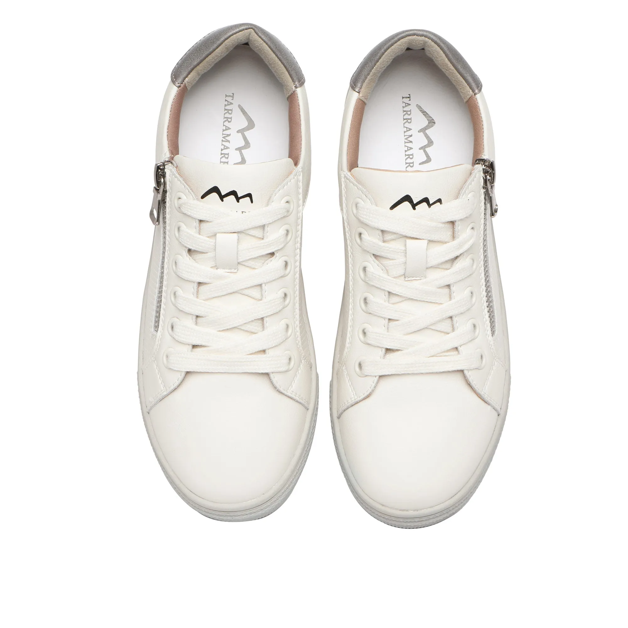 Chloe White Leather Sneakers