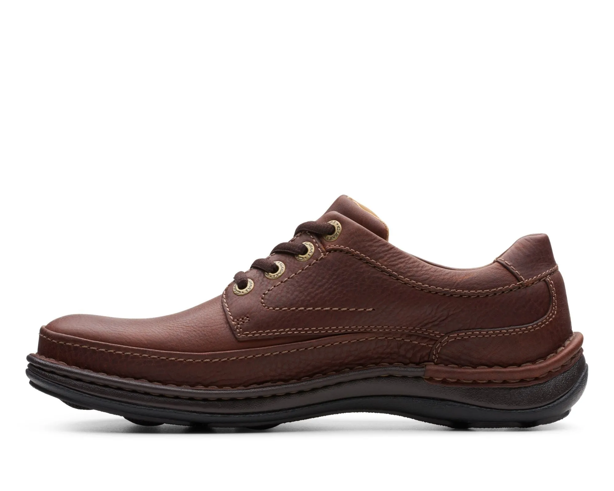 Clarks Nature Three Mahogany Leather