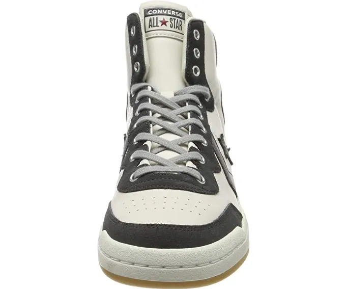 Converse scarpa sneakers da uomo in pelle Fast Break 162792C grigio chiaro