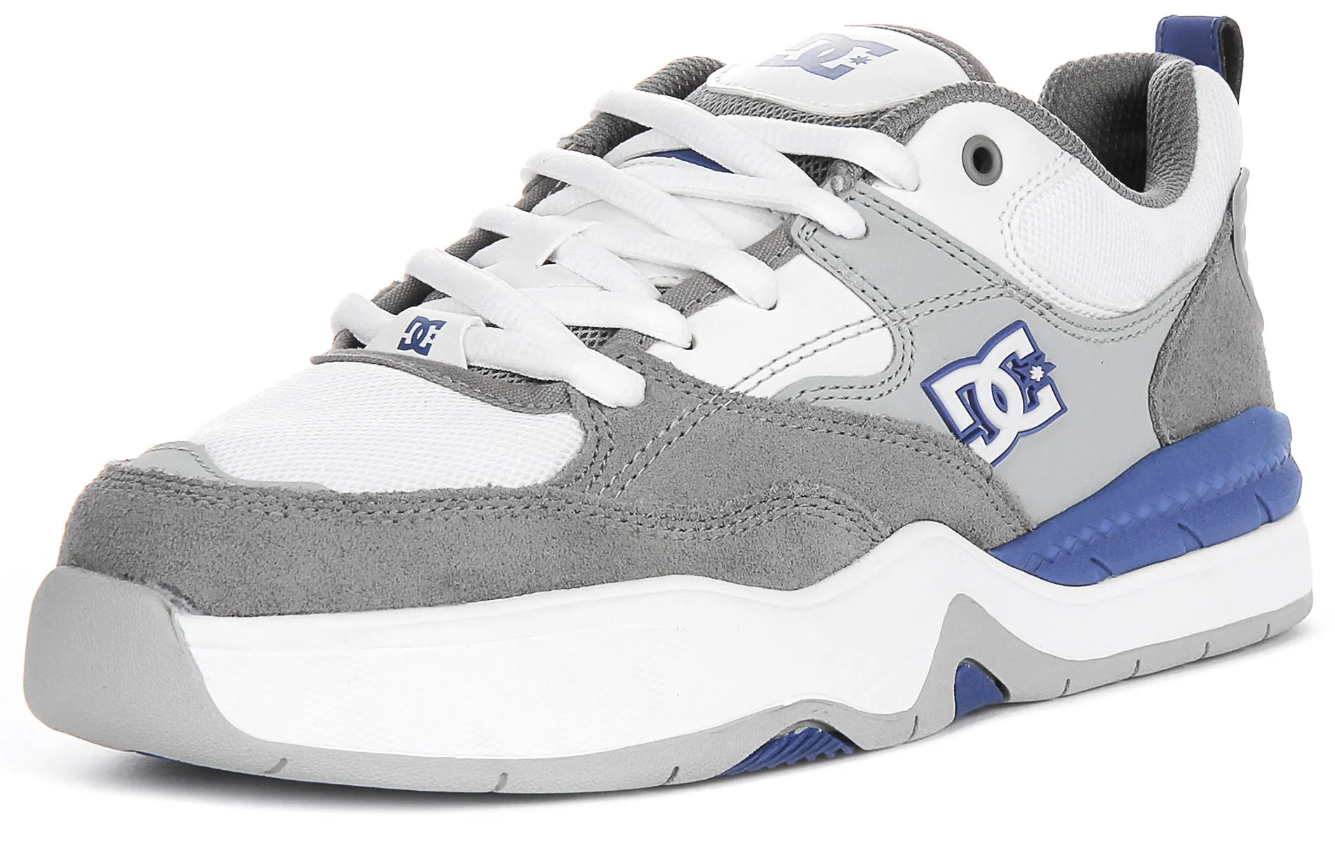 Dc Shoes Ascend In White Blue For Men