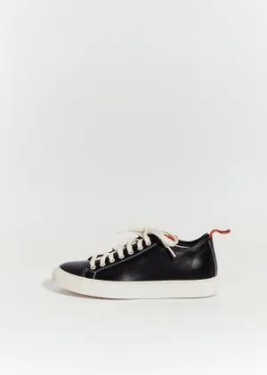 Fast Leather Sneakers — Black