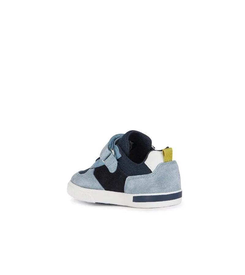 Geox Infant Boys Navy Suede Mesh Casual Trainer B KILWI - B45A7B