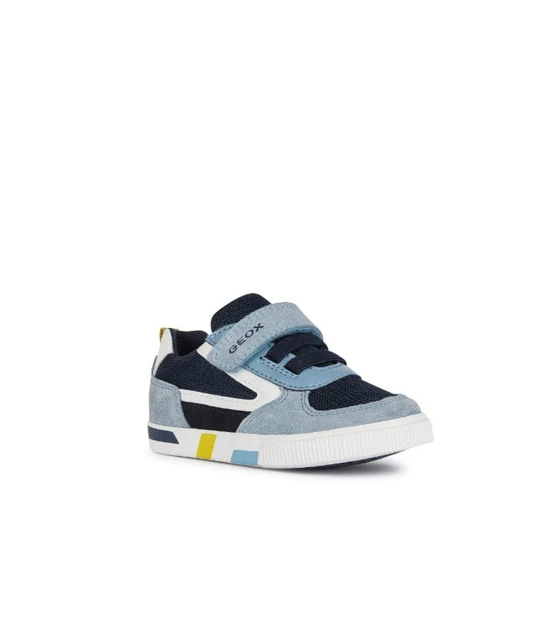 Geox Infant Boys Navy Suede Mesh Casual Trainer B KILWI - B45A7B