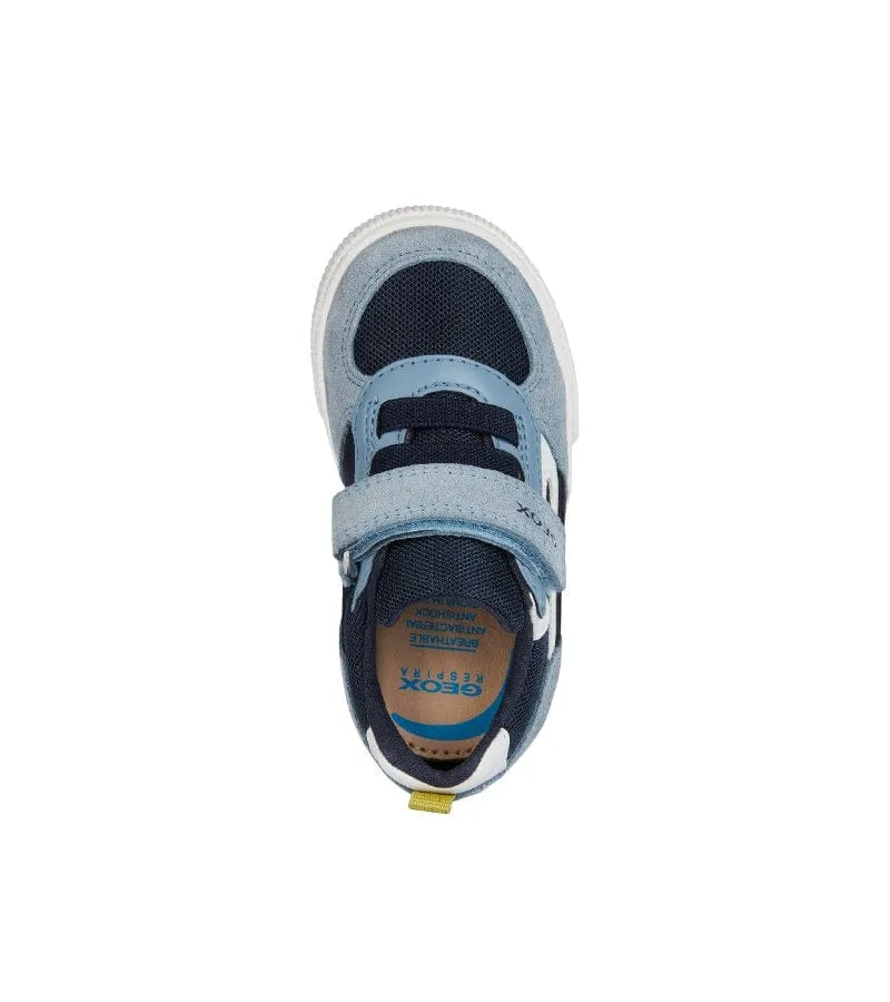 Geox Infant Boys Navy Suede Mesh Casual Trainer B KILWI - B45A7B