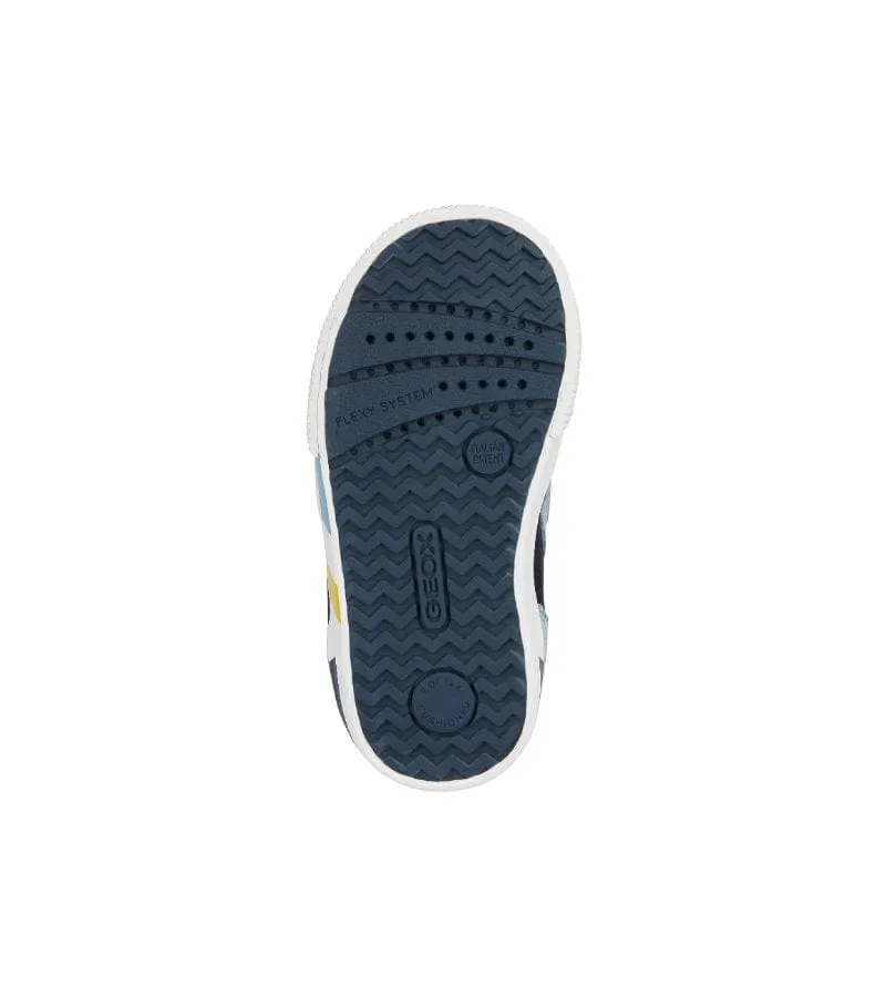 Geox Infant Boys Navy Suede Mesh Casual Trainer B KILWI - B45A7B