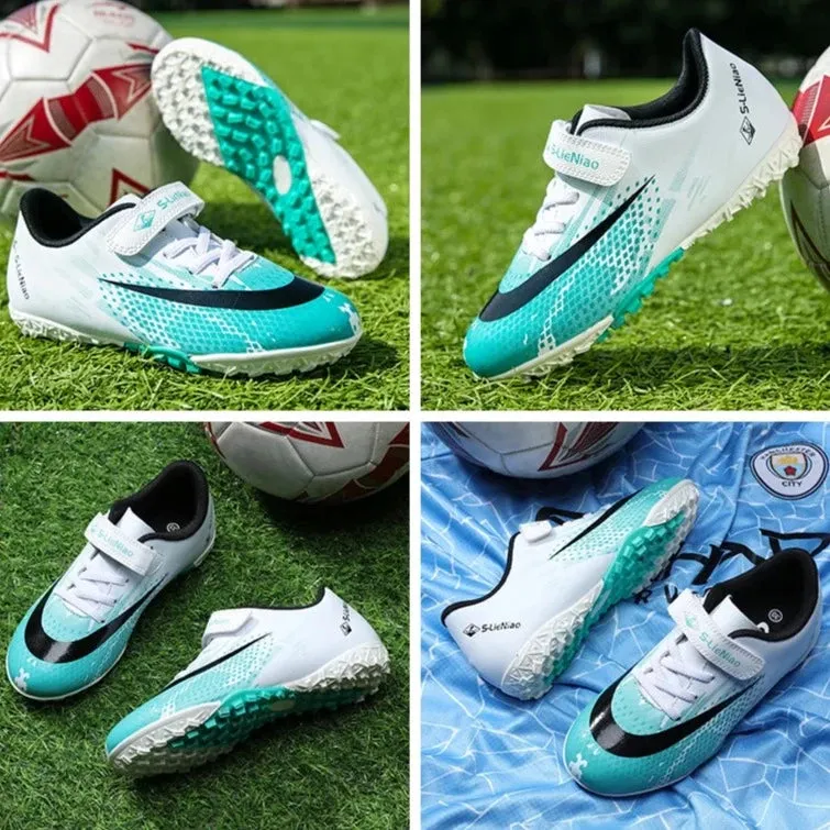 Kids Youth Soccer Cleats/Football Training Turf Shoes