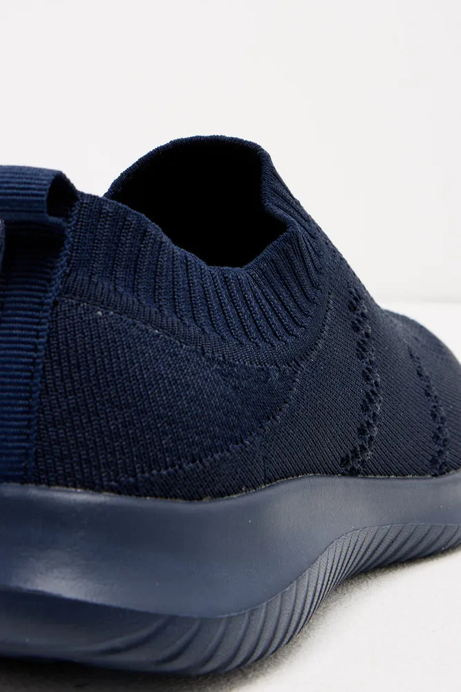 Knitted Trainer Navy