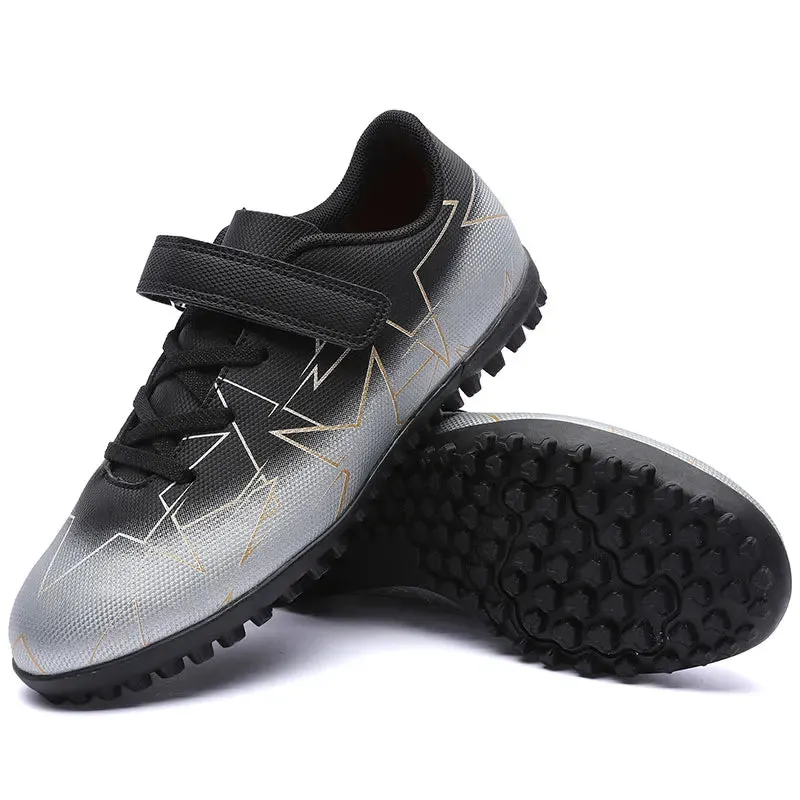 Messi/Ronaldo Style Kids/Childrens Soccer/Football Boots Shoes Turf Ultra-light