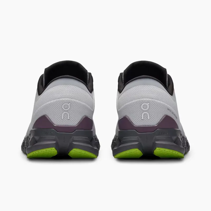 On Running Mens Cloud X 4 Sneakers in Glacier Eclipse