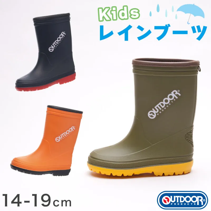 Outdoor R400 長靴 レインブーツ レインシューズ 14cm～19cm アサヒシューズ 日本製 雨 梅雨 キッズ ジュニア 子供 こども ユニセックス 男女兼用 小学生 中学生 高校生 (取寄せ)