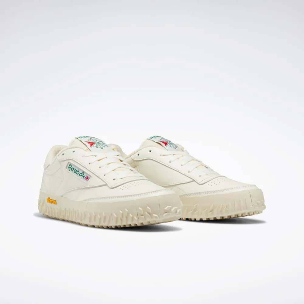 Reebok Footwear Men Club C Vibram Shoes CHALK/VINCHA/GLEGRN