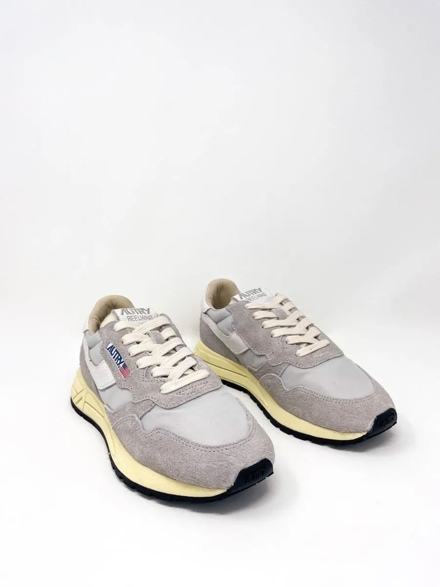 Reelwind Low Sneakers Nylon Suede in Grey/Vapor Blue