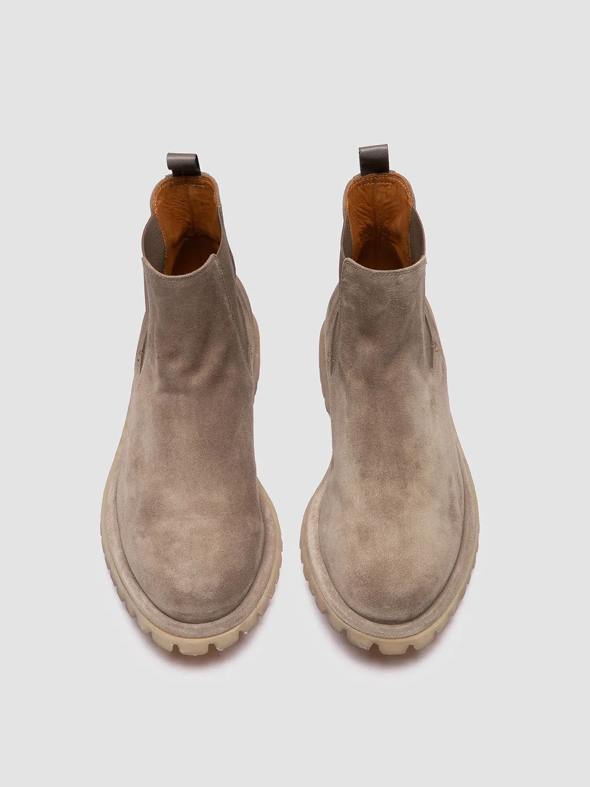 SPECTACULAR 014 - Taupe Suede Chelsea Boots