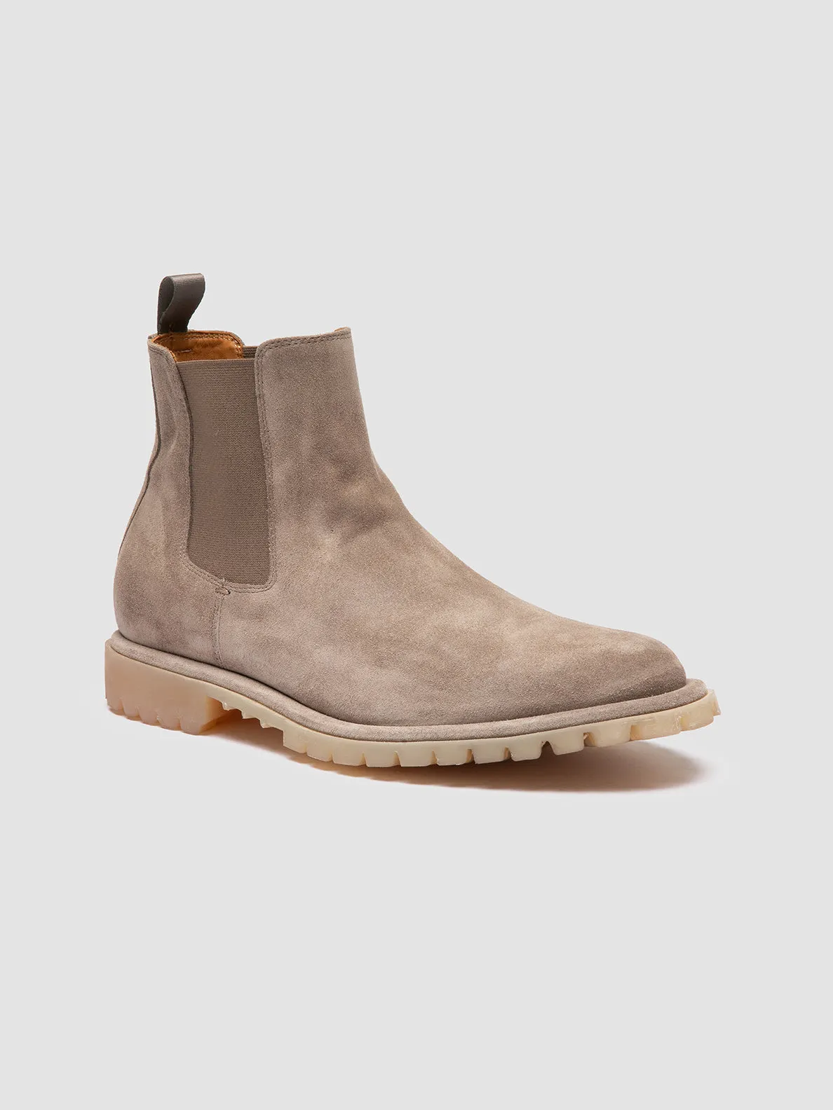 SPECTACULAR 014 - Taupe Suede Chelsea Boots