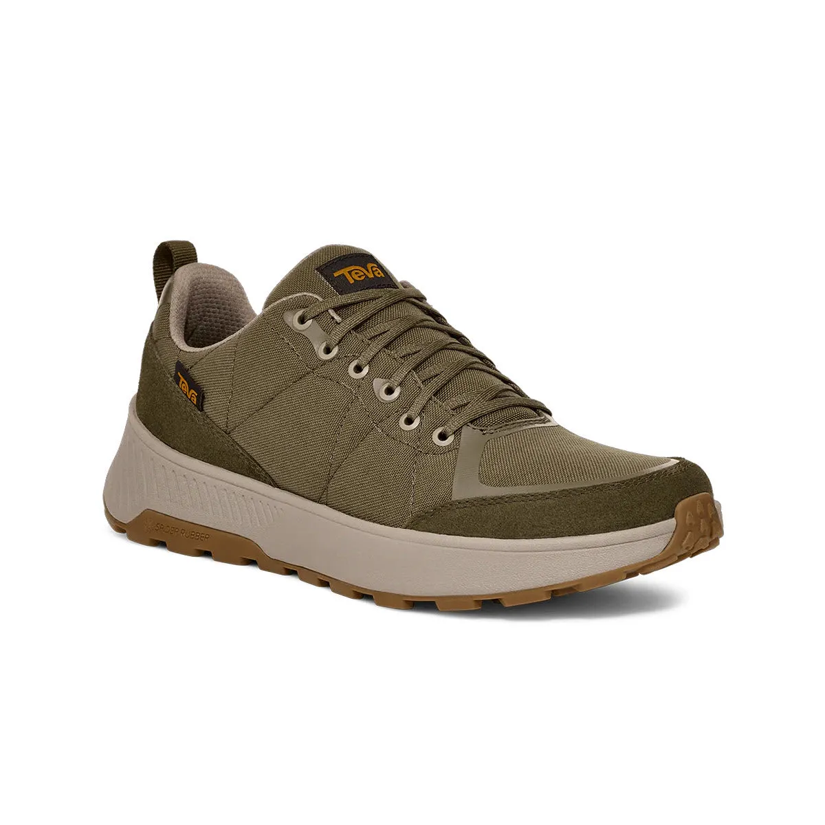 TEVA ELLWOOD LACE OXFORD DARK OLIVE - MENS