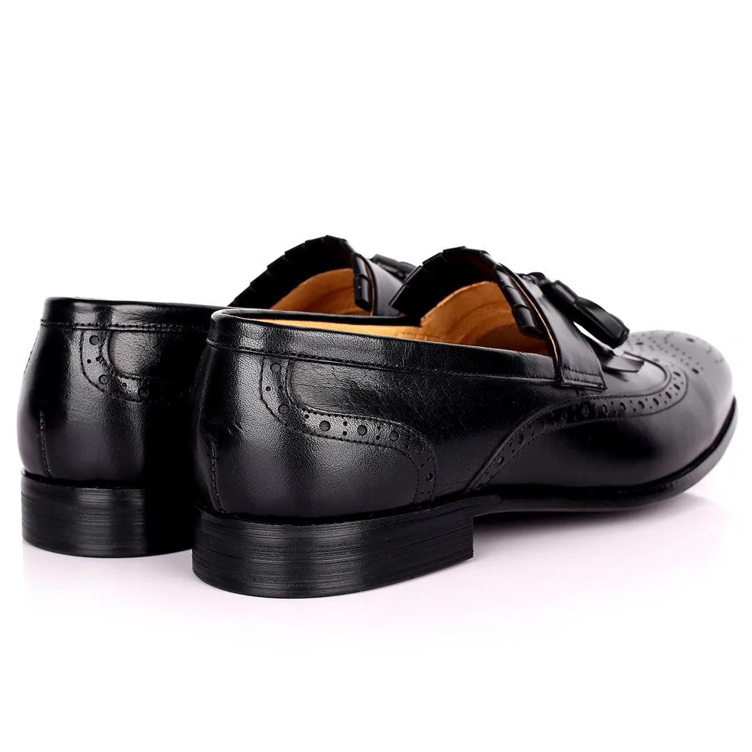 Tford Formal Comfort Black Men's Fringe Shoes