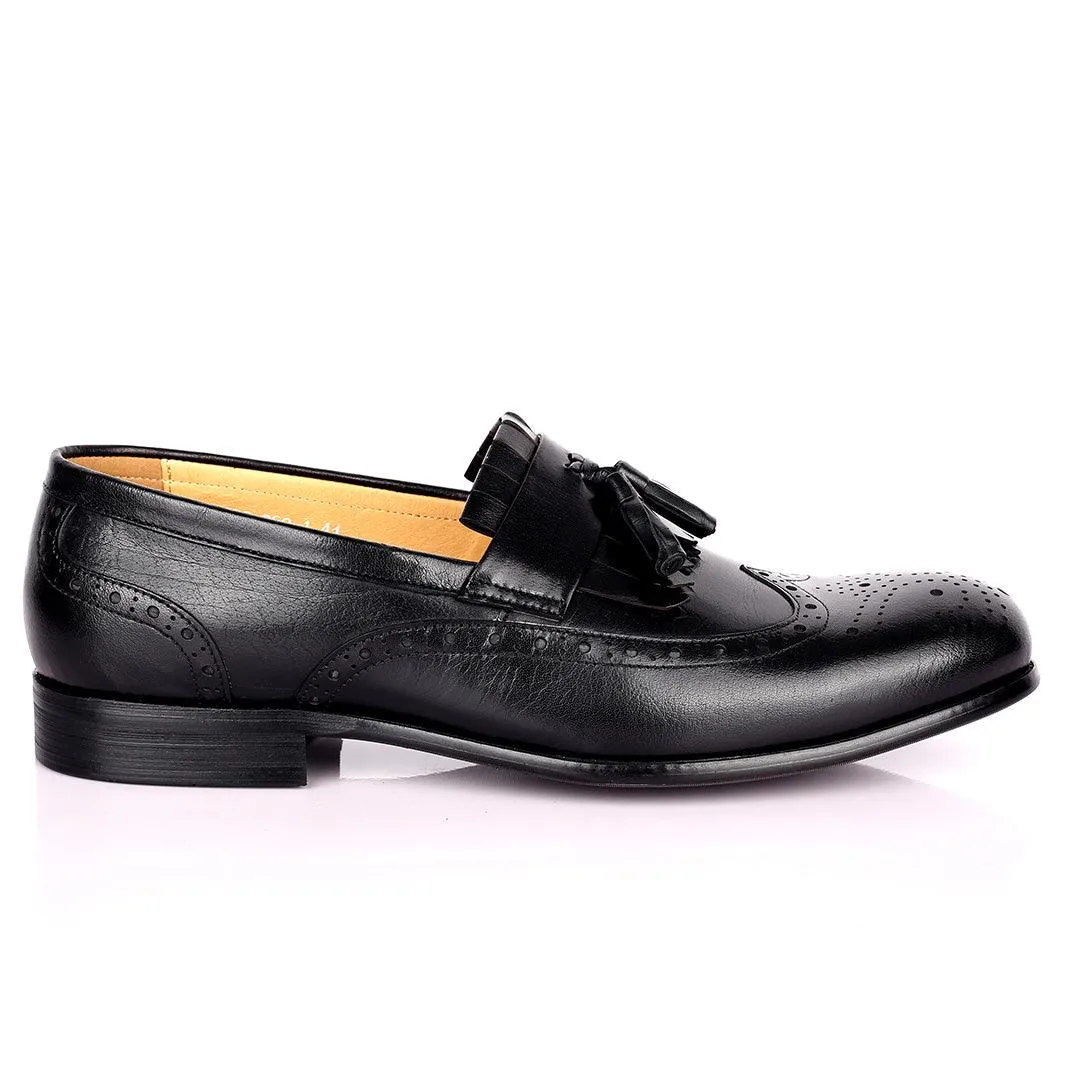 Tford Formal Comfort Black Men's Fringe Shoes