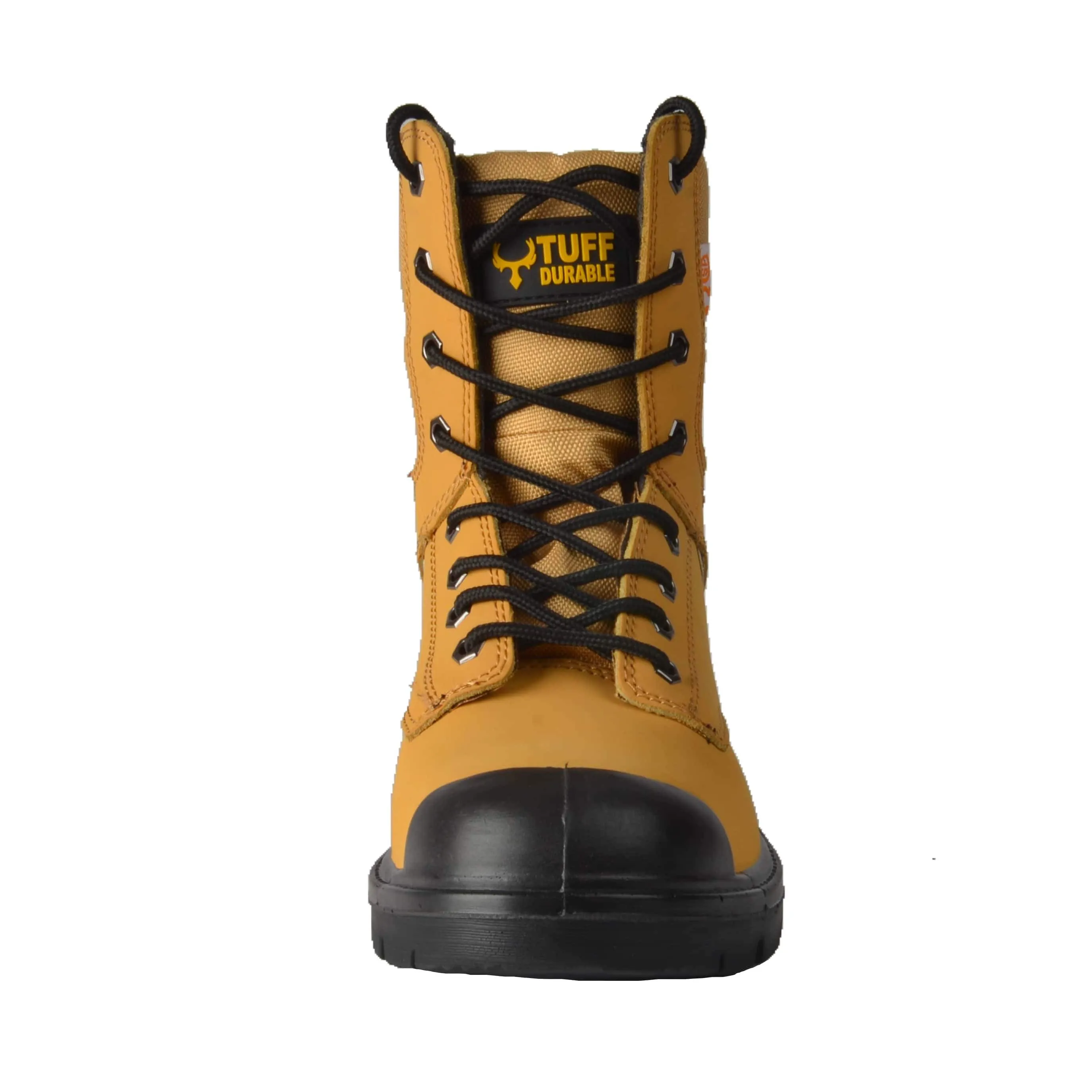 Tuff & Durable® - High Work Boots with Steel Toe & Plate | Wheat