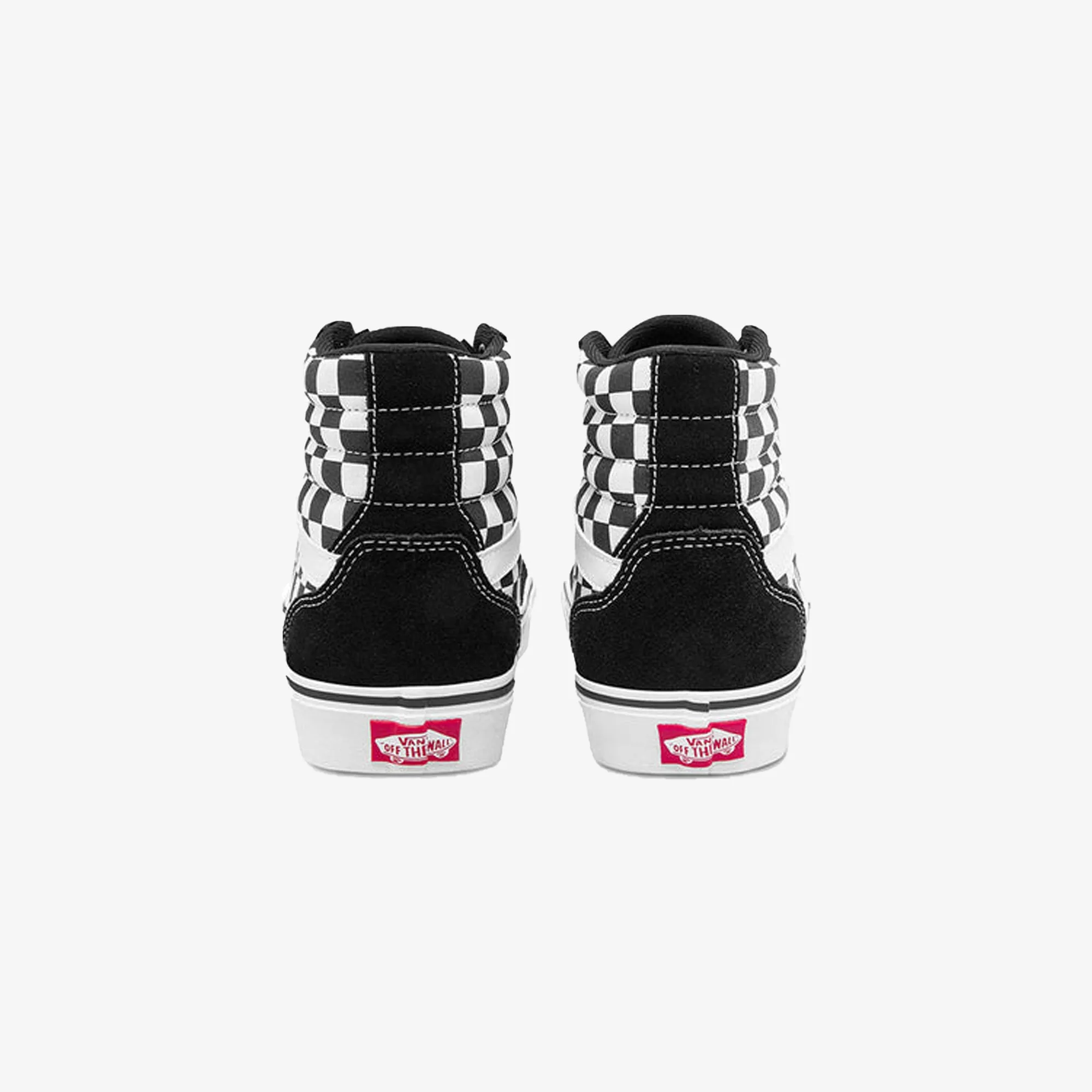 Vans | FILMORE HI  { BLACK/WHITE