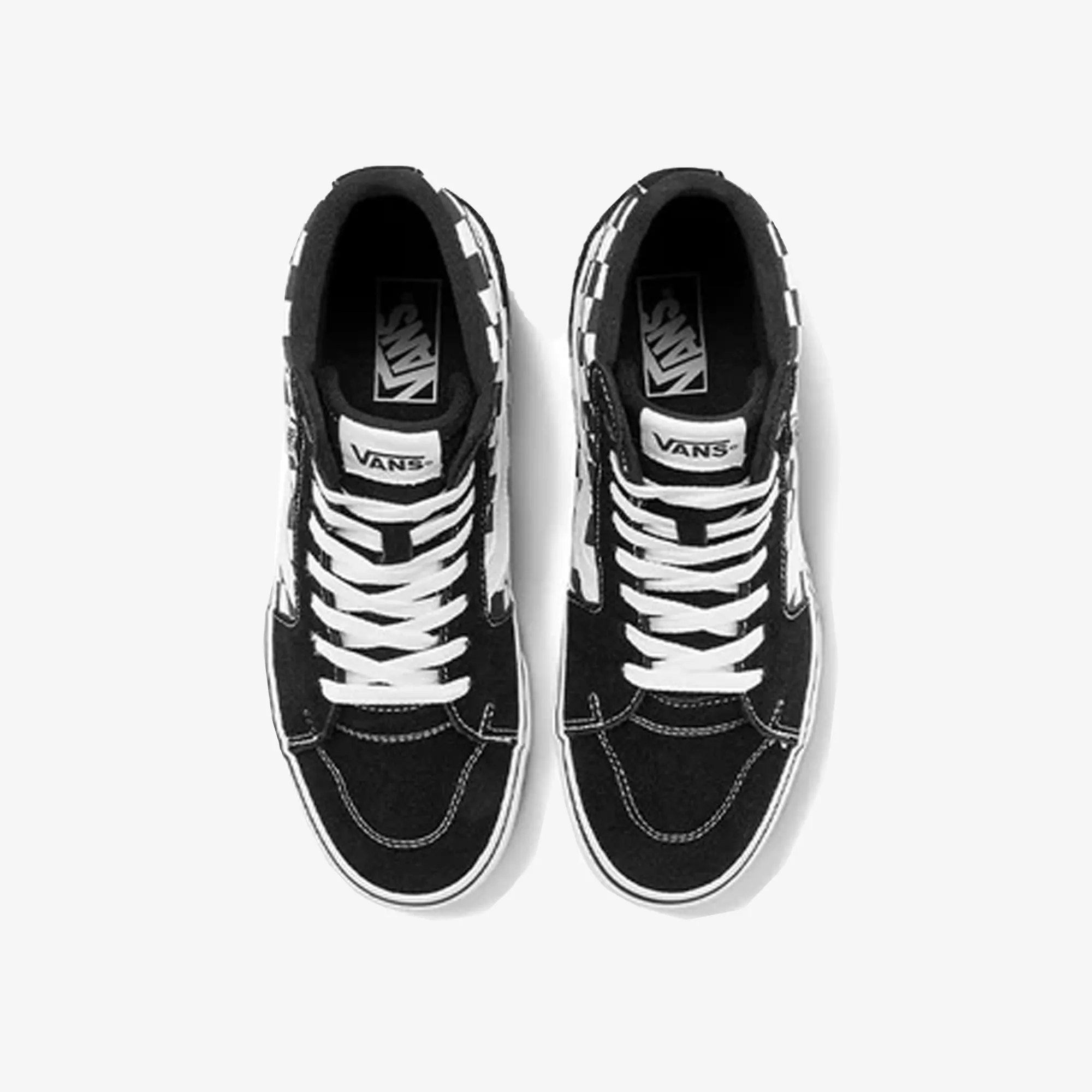 Vans | FILMORE HI  { BLACK/WHITE